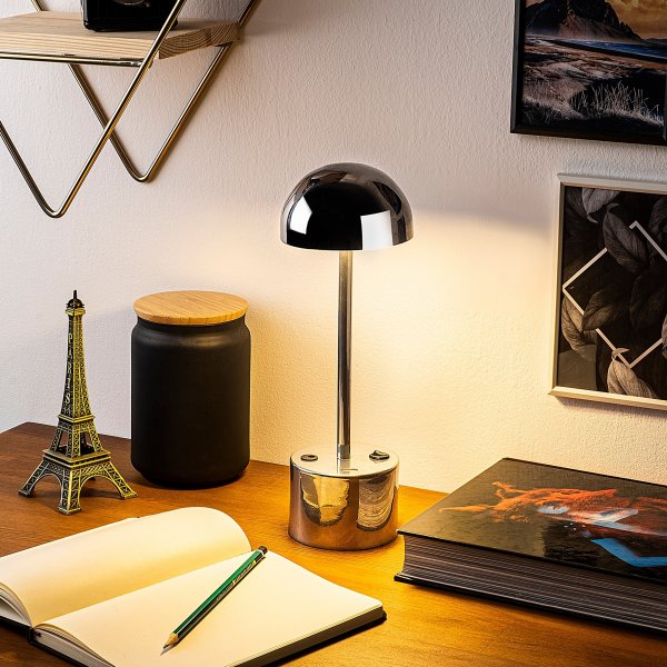 Lampe de table Seppo - Chrome Lampe de table Seppo - Chrome