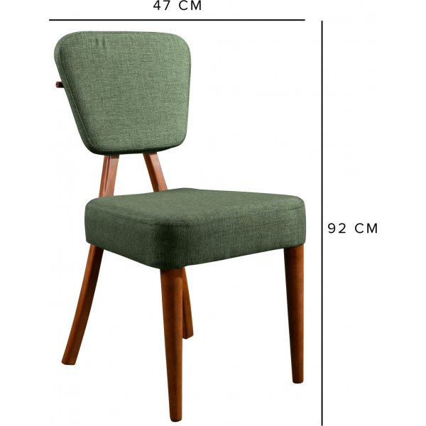 Ensemble repas Lici - Noyer/vert Ensemble repas Lici - Noyer/vert