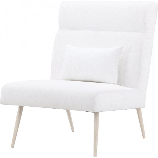 Bloom fåtölj - Vit teddy/Whitewash Bloom fåtölj - Vit teddy/Whitewash