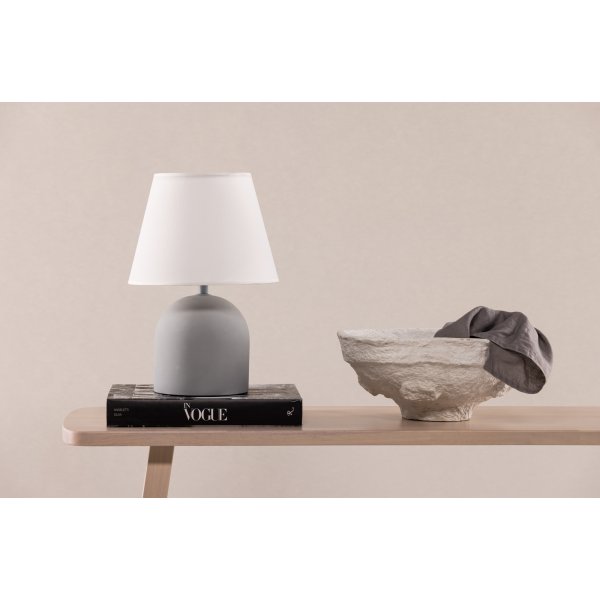Lampe de table Styrs - Gris/blanc