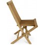 Matgrupp med 4 stolar och matbord 122 beige/teak - Merca/Salt
