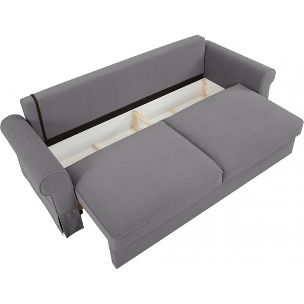 Canapé convertible 3 places Zoya - Gris Canapé convertible 3 places Zoya - Gris