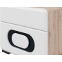 Hagfors sngbord - Vit/svart
