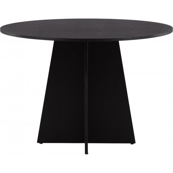 Bootcut eettafel 110 cm - Zwart