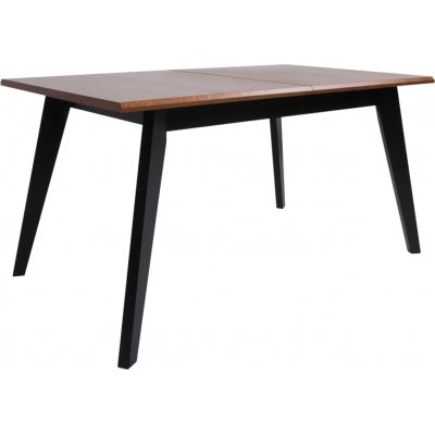 Madison matbord 150-200 x 90 cm - Brun ek/svart