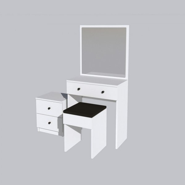 Nice sminkbord 65 x 35 cm - Vit Nice sminkbord 65 x 35 cm - Vit