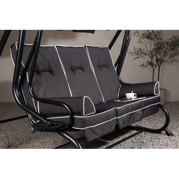 Dynset för hammock 120 x 165 cm - Grå Dynset för hammock 120 x 165 cm - Grå