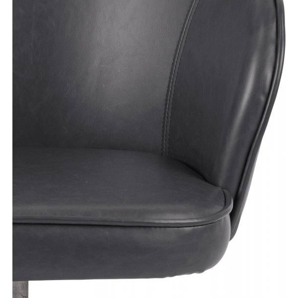 Chaise de bureau Mitzie - Noir