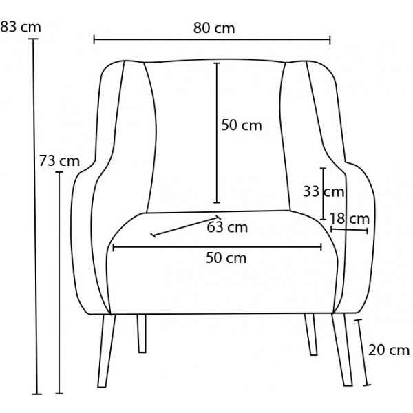 Fauteuil Revos - Crème Fauteuil Revos - Crème