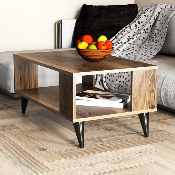 City soffbord 90 x 41,6 cm - Valnöt City soffbord 90 x 41,6 cm - Valnöt