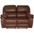 Riverdale 2-sits reclinersoffa - Mocka (Mikrofiber) + Möbelvårdskit för textilier