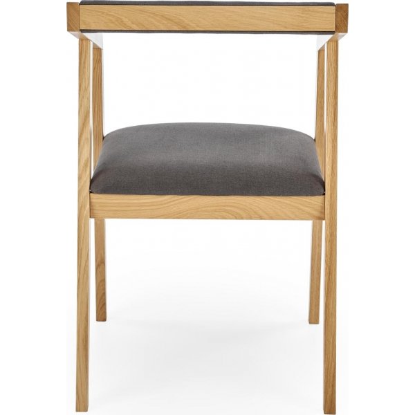 Chaise de salle  manger Java - Gris/chne