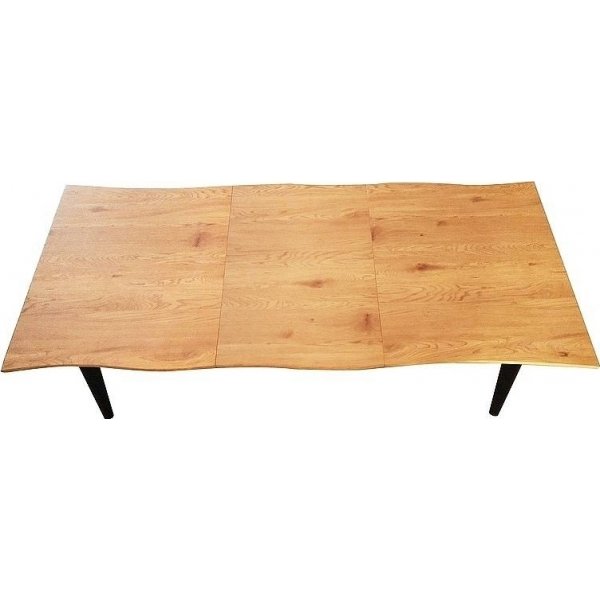 Table à manger Fresno 120-180 cm - Chêne artisanal/noir Table à manger Fresno 120-180 cm - Chêne artisanal/noir