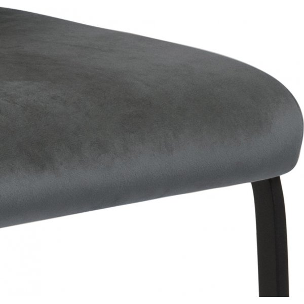Chaise de salle à manger en laine - Gris Chaise de salle à manger en laine - Gris