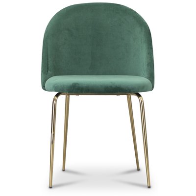 Tiffany velvet stol - Grn/Mssing