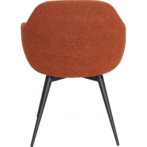 Chaise de salle à manger Derek - Rouge/noir Chaise de salle à manger Derek - Rouge/noir