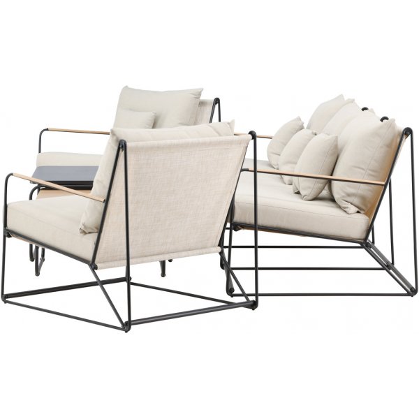 Palazzo soffgrupp - Svart/Beige Palazzo soffgrupp - Svart/Beige