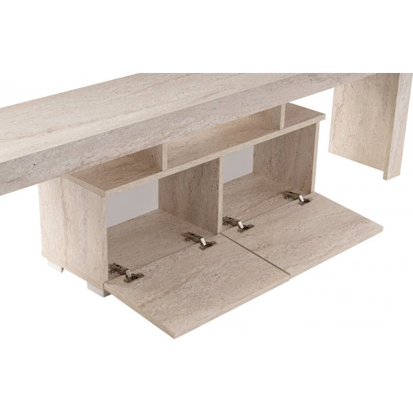 Enclave TV-bnk - Travertin