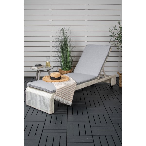 London solsäng - Vit London solsäng - Vit