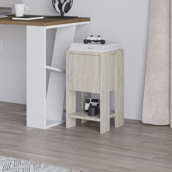 Ema sängbord - Travertin Ema sängbord - Travertin