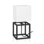 Cube bordslampa 34 cm - Svart/vit