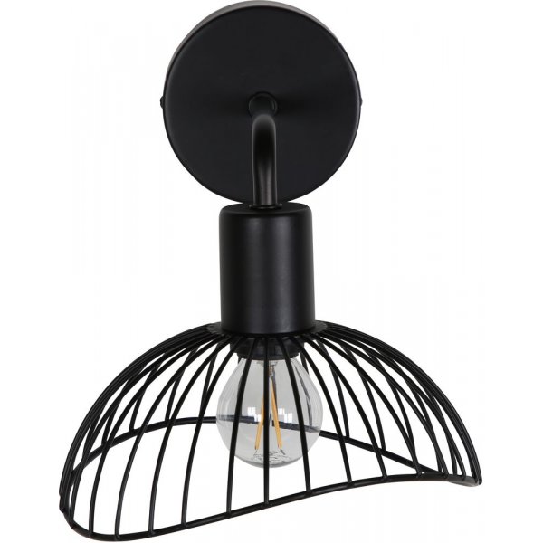 N�tthult v�gglampa kr�k - Svart