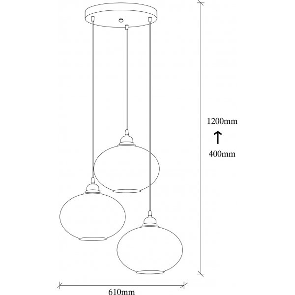 Plafonnier Smoke 51 - Noir Plafonnier Smoke 51 - Noir