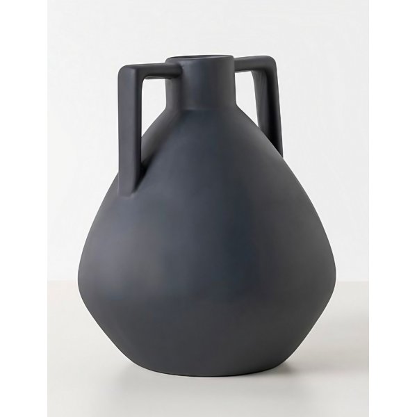 Vase en placage - Anthracite