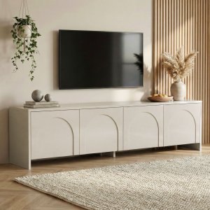 TV-b�nk Aurell 180 cm - Cream