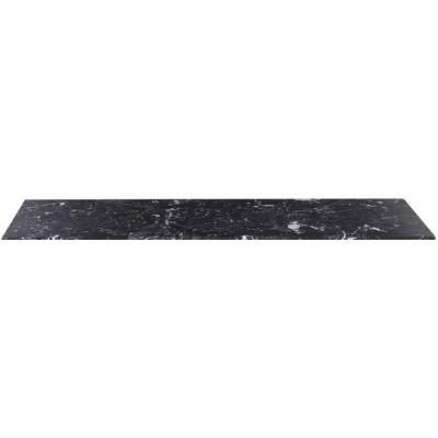Bänkskiva av svart marmor - 120 cm