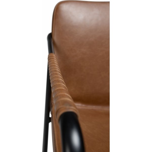 Fauteuil Boto - PU marron clair Fauteuil Boto - PU marron clair
