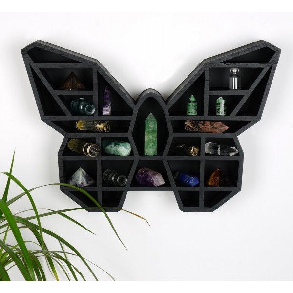 Cryptische wandplank 7 Zwart Cryptische wandplank 7 Zwart