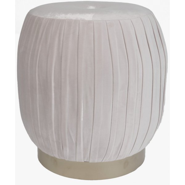 Wrinkle - sittpuff i rosa Sammet