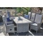 Rosenbad matgrupp By Martinsen 6 stolar med bord - Gr konstrotting