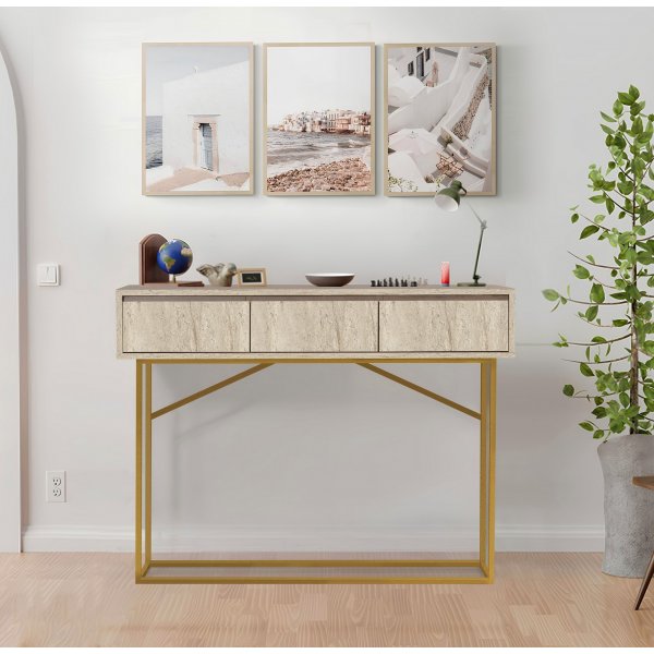 Laxus consoletafel - Travertijn