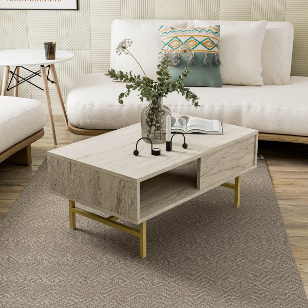 Diamond soffbord - Travertin Diamond soffbord - Travertin