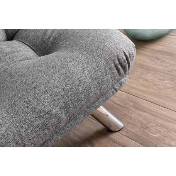 Fauteuil lit Misa - Gris clair Fauteuil lit Misa - Gris clair