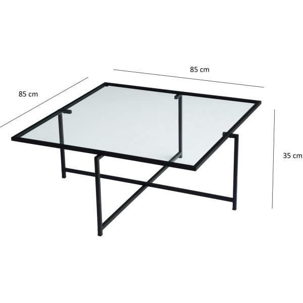 Table basse Sun 85 cm - Noir