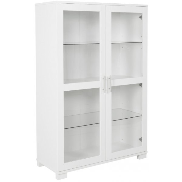 Vienna vitrinsk�p & boksk�p - Vit