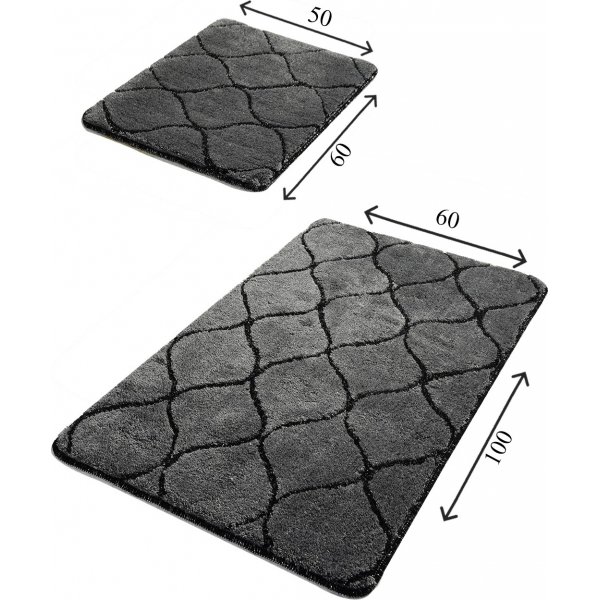 Infinity badrumsmatta - Antracit Infinity badrumsmatta - Antracit