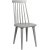 Groupe de restauration Edge; Table  manger en HPL blanc 140x90 cm avec 4 chaises cannes grises Dalsland