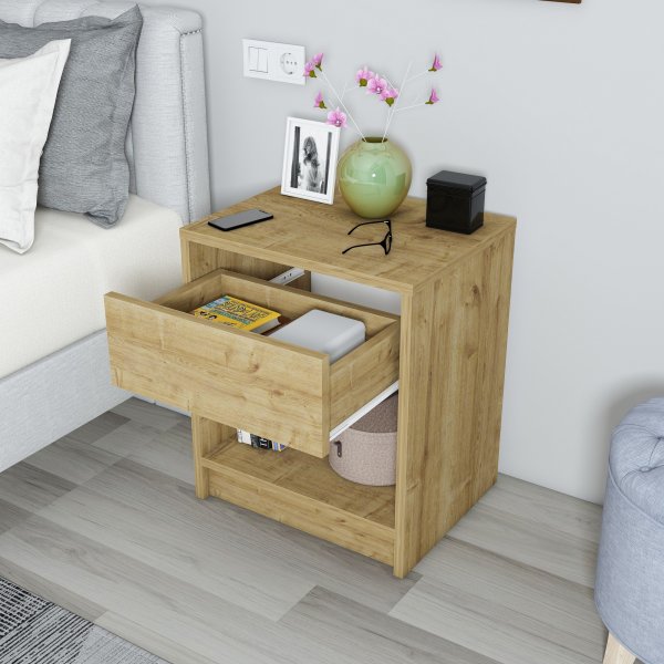 Cedrus sängbord - Ek Cedrus sängbord - Ek