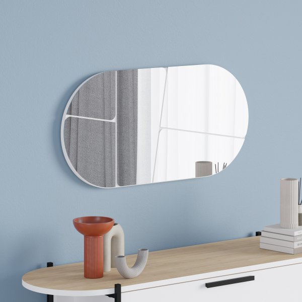 Miroir Otis - Blanc Miroir Otis - Blanc
