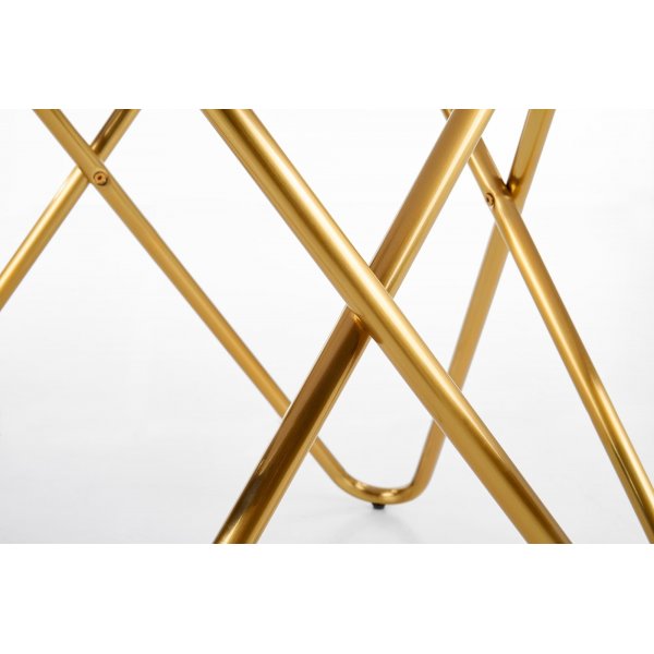 Nocture runt matbord 120 cm i diameter - Grå marmorfoliering/guld Nocture runt matbord 120 cm i diameter - Grå marmorfoliering/guld