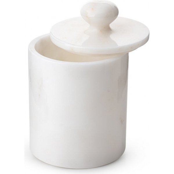 Burk i vit Thassosmarmor Burk i vit Thassosmarmor