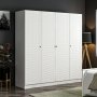 Larett kledingkast 180 cm - Wit