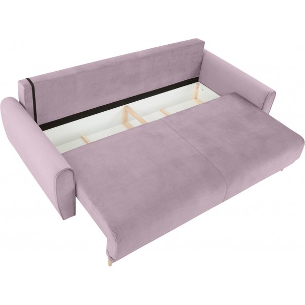 Manila 3-sits bddsoffa - Lila