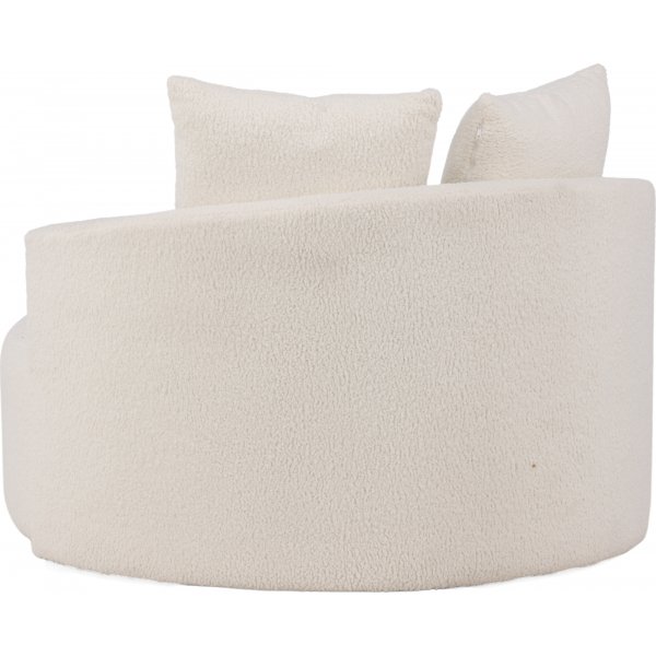 Canap 2 places Kelso - Teddy blanc