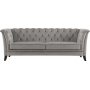 Soffa chesterfield 3-sits gr - Henry + Textilskydd fr mbler