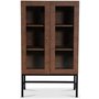 Carl vitrinskp lgt (Highboard) - Brunbetsad ek